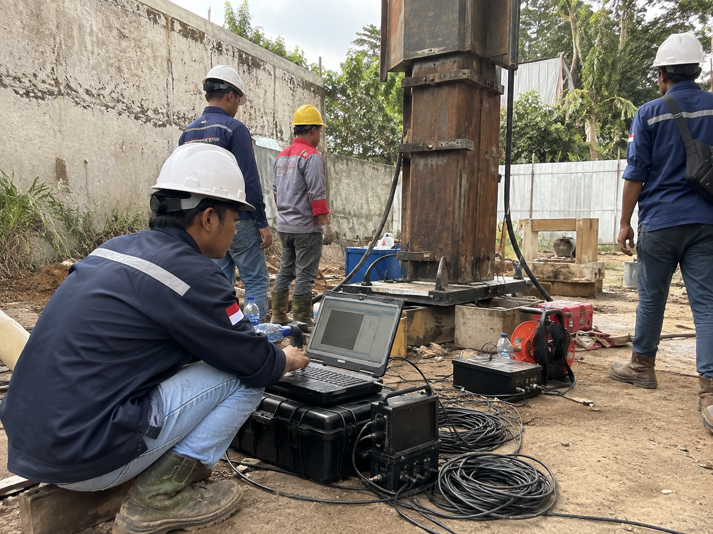 PDA Test pembangunan Blok Hunian J2 Tangerang